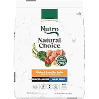 Nutro Natural Choice Adult Large Breed Dry Dog Food, Chicken and Brown Rice Recipe, 30 lbs.