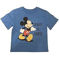 Disney Mickey Mouse Little Boys' Short Sleeve T-Shirts 3-Pack (Size 6)