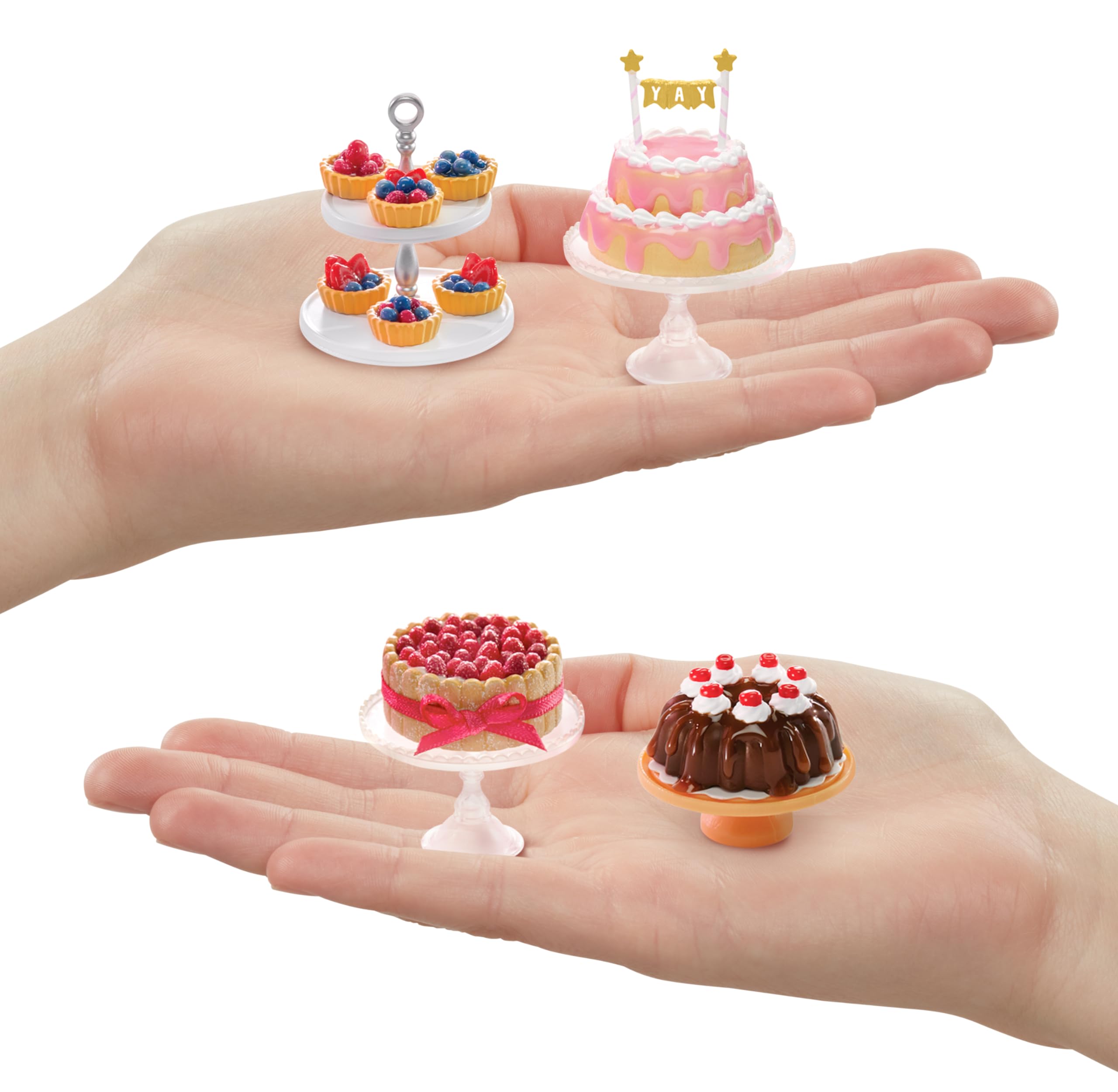 MGA's Miniverse Make It Mini Food Diner Series 2 Pastry Shop Bundle (3 Pack) Mini Collectibles, Blind Packaging, DIY, Resin Play, Replica Food, NOT Edible, Collectors, 8+
