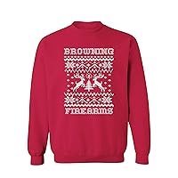 Browning Men's Christmas, Seasonal Holiday Sweatshirts for The Whole Hunting Family