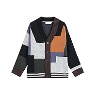 GURUNVANI Cardigan Sweater for Men Knitted Long Sleeve Sweaters with Buttons