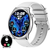 Smart Watch for Women AMOLED Display 1.43” Full Touch Color Screen Fitness Tracker with 100+ Sports Modes Heart Rate SpO2 Sleep Monitor Pedometer Smartwatch for iPhone Android Phones