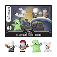 Little People Collector Disney Tim Burton’s The Nightmare Before Christmas Special Edition Set for Adults and Fans, 4 Figures