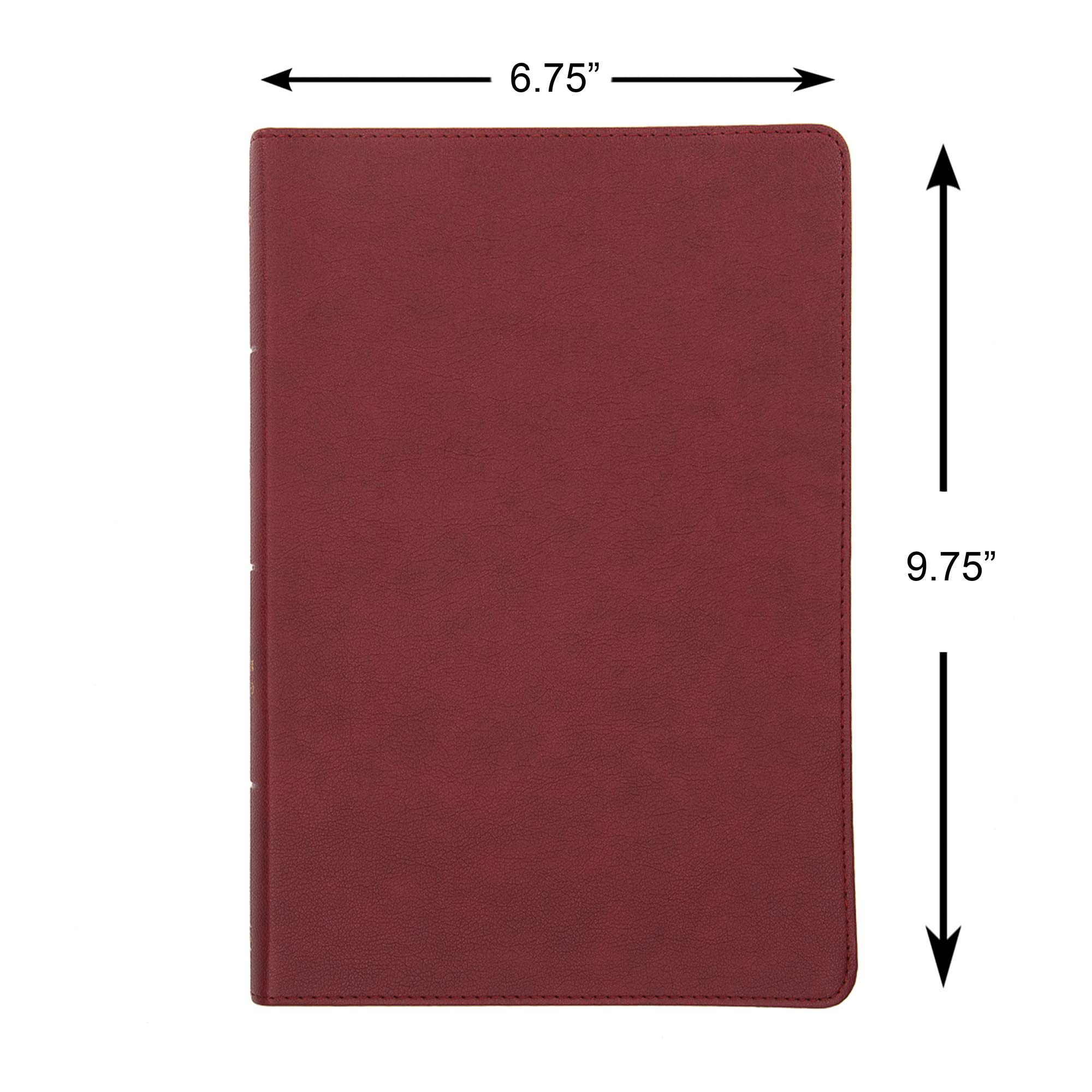 NASB Super Giant Print Reference Bible, Burgundy LeatherTouch, Indexed