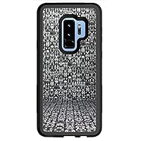 Phone Case for Galaxy S9 Plus Waterproof, Anti-Scratch Thin Back Protective Phone Case, Pattern, Compatible with Samsung Galaxy S 9 Plus, Black, Black and White Pattern