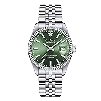 CADISEN 38 mm Men's Automatic Mechanical Watch Luxury AR Sapphire Glass Waterproof Stainless Steel Miyota 8215 Reloj Hombre