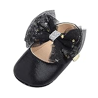 Baby Shoes Mary Girls Dress Rubber Flat Sole Bowknot First Princess Baby Shoes Boys Size 2 Shoes