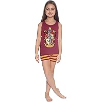 Harry Potter All House Crest Cotton Tank Top Pajama Short Set by Intimo