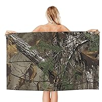 Bath Towel Forest Camouflages Large Dries Quickly Washcloth 52
