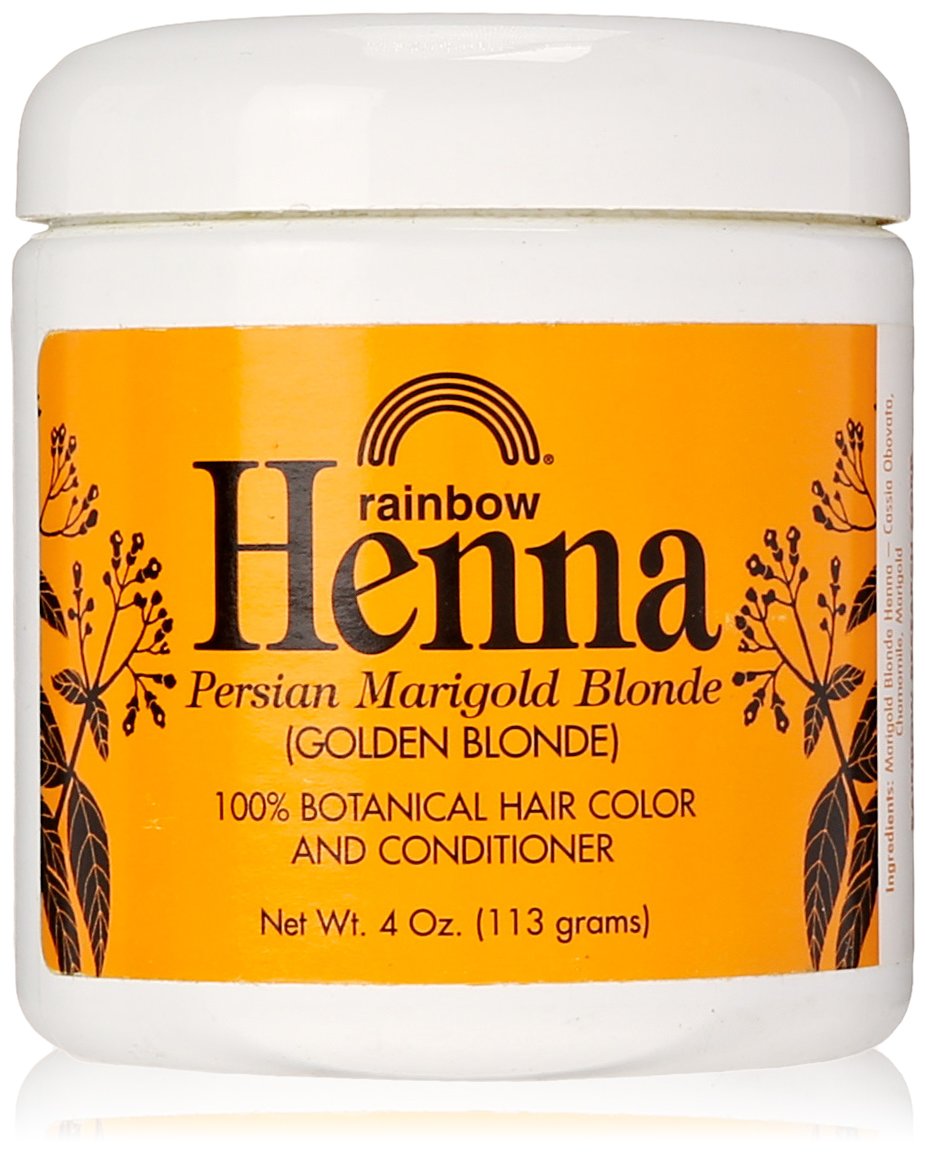 Rainbow Research Henna Hair Color and Conditioner, Persian Marigold Blonde/Golden Blonde, 4 Ounce