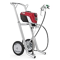 Tool ControlMax 1700 Pro 580006 w/ Cart High Efficiency Airless Paint Sprayer, HEA technology decreases overspray by up to 55% while delivering softer spray