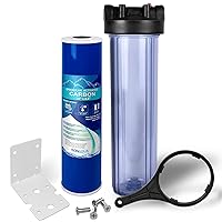 Whole House Water Filtration System, Transparent 20 x 4.5