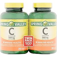 Vitamin C 500 Milligram with Rose Hips, 500 Tablets