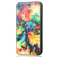 for iPhone 14 13 12 11 8 7 X XS XR SE2 Pro Plus Max Mini Protective Case Unique Creative Space Pattern PU+TPU Phone Cover Shockproof Trend Shell Bumper(E,14 Pro)