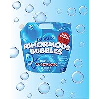 Little Kids Bubbles by Fubbles| Bubble Solution Refill | 169oz Non Toxic Bubble Solution | Bubble Concentrated for Bubble Machine, Bubble Juice Refills