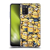 Head Case Designs Officially Licensed Despicable Me Pattern Funny Minions Soft Gel Case Compatible with Samsung Galaxy A03s (2021)