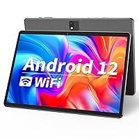 Android Tablet 10 inch, Android 12 Tablet, 3GB+32GB ROM, 512GB Expand Android Tablet with 8000mAh Battery, Dual Camera, WiFi, Bluetooth, IPS HD Touch Screen, GMS Certified