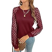 CUPSHE Women's Casual Mock Neck Blouse Rib Knit Tops Long Sleeve Shirts with Cutout Details