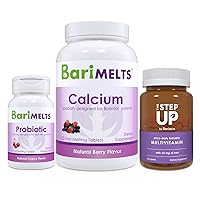 BariMelts The Step Up Bundle - The Step Up Once Daily Bariatric Multivitamin with Iron, Calcium Citrate, and Probiotic