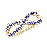 Natural 1mm Tanzanite Bypass Promise Ring for Women Girls in Sterling Silver / 14K Solid Gold