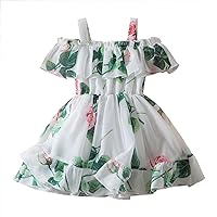Nileafes Toddler Girl Tulle Dress Casual Summer Princess Dresses