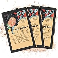 Palladio Rice Paper Facial Tissues for Oily Skin, Face Blotting Sheets Made from Natural Rice, Oil Absorbing Paper with Rice Powder, 2 Sided, Instant Results, Warm Beige, 40 Count (Pack of 3)