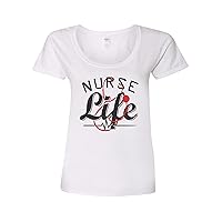 Funny Womens T Shirts Nurse Life - Royaltee Medical and Hospital Collection