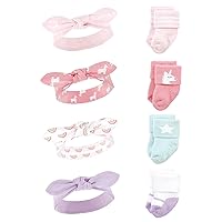 Hudson Baby baby-girls Headband and Socks Set