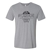 NCAA Oblique Basketball, Team Color Canvas Triblend T Shirt, College, University