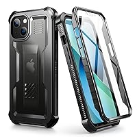 Dexnor for iPhone 13 Case for iPhone 14 Case with Screen Protector, 360 Full Body Protective Shockproof Defender Dual Layer Heavy Duty Hard Bumper Cover Case for iPhone 13/14 6.1