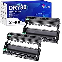 Compatible DR730 Drum Unit (Not Toner) Replacement for Brother DR-730 DR760 760 for HL-L2350DW HL-L2370DW HL-L2395DW HL-L2325DW MFC-L2750DW MFC-L2710DW L2690DW DCP-L2550DW Printer, 2-Pack