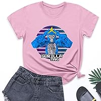 Gorilla Tag Women's T-Shirt Novelty Casual Fashion Oversized Crew Neck Short Sleeve T Shirts Mens T-Shirts Graphic Tees
