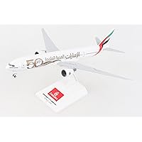 SkyMarks Emirates 777-300ER 1/200 w/Gear 50th Anniversary SKR1099