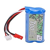 VGEBY 7.4V 700MAH Lipo Battery with JST Plug RC Battery for AXIAL SCX24 1/24 RC Car Upgrade Parts Car Model Toy