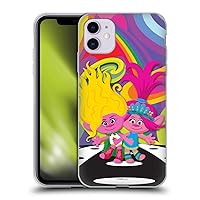 Head Case Designs Officially Licensed Trolls 3: Band Together Poppy and Viva Art Soft Gel Case Compatible with Apple iPhone 11
