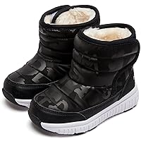 Toddler Snow Boots for Girls Boys Cold Weather Outdoor Warm Waterproof Winter Boots (Toddler/Little Kids)