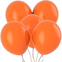 PREXTEX Orange Jumbo Balloons - 30 Extra Large 18 Inch Orange Balloons for Photo Shoot, Wedding, Baby Shower, Birthday Party and Event Decoration - Strong Latex Big Round Balloons - Helium Quality