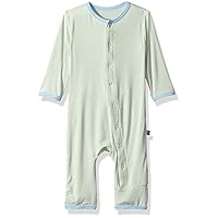 KicKee Pants unisex-baby Fitted Applique Coverall