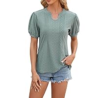 Women's Y2K Tops T-Shirt Long Sleeve Tops V Neck Knitted Ribbed Lace Solid Color Autumn Spring Blouse Tops, S-2XL