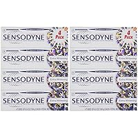 Sensodyne Extra Whitening Fluoride Toothpaste for Sensitive Teeth, 4 ct, 26 Oz (Pack of 2)