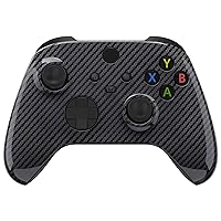 Glossy Graphite Carbon Fiber Custom Wireless Controller Compatible with Xbox Series X/S, Xbox One, Xbox One S and Windows 10