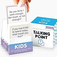 200 Kids Conversation Cards - Help Kids Put Down Tablets and Phones - Get Children to Enjoy Talking and Listening - Great for Car Rides and Family Dinners - A New Way for Kids to Express Themselves