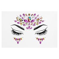 Fantasy Makers Gem Face Mask, Face Crystals, Face Jewels, Face Gems, Face Gems, Rhinestone For Party, Fave, Festival, Dress Up, Temporary Tattoo Stickers, Glam Goddess