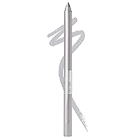 TattooStudio Long-Lasting Sharpenable Eyeliner Pencil, Glide on Smooth Gel Pigments with 36 Hour Wear, Waterproof, Sparkling Silver, 1 Count