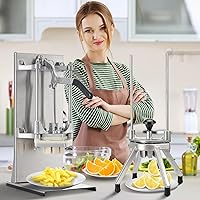 4in1 Commercial Manual French Fry Cutter and Commercial Easy Wedger 8 Wedger Fruit Lime Slicer Cutter