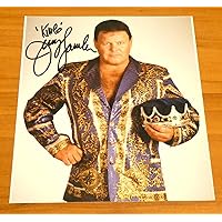 King Jerry Lawler Signed 8x10 Pro Wrestling Photo - Autographed Wrestling Photos