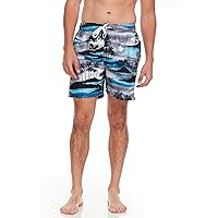 Men's Havana Swim Trunks (Regular & Extended Sizes)