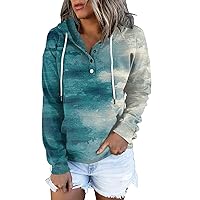 XHRBSI Fleece Hoodie Women Women's Casual Fashion Print Long Sleeve Pullover Hoodies Sweatshirts