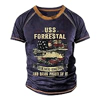 T Shirts Men,Men's Letter Print Short Sleeve Tee Casual Round Neck T Shirt Tactical Tee Tops for Men