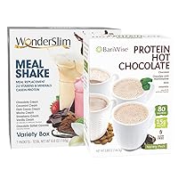 WonderSlim Meal Replacement Shake & Bariwise Protein Hot Chocolate Bundle